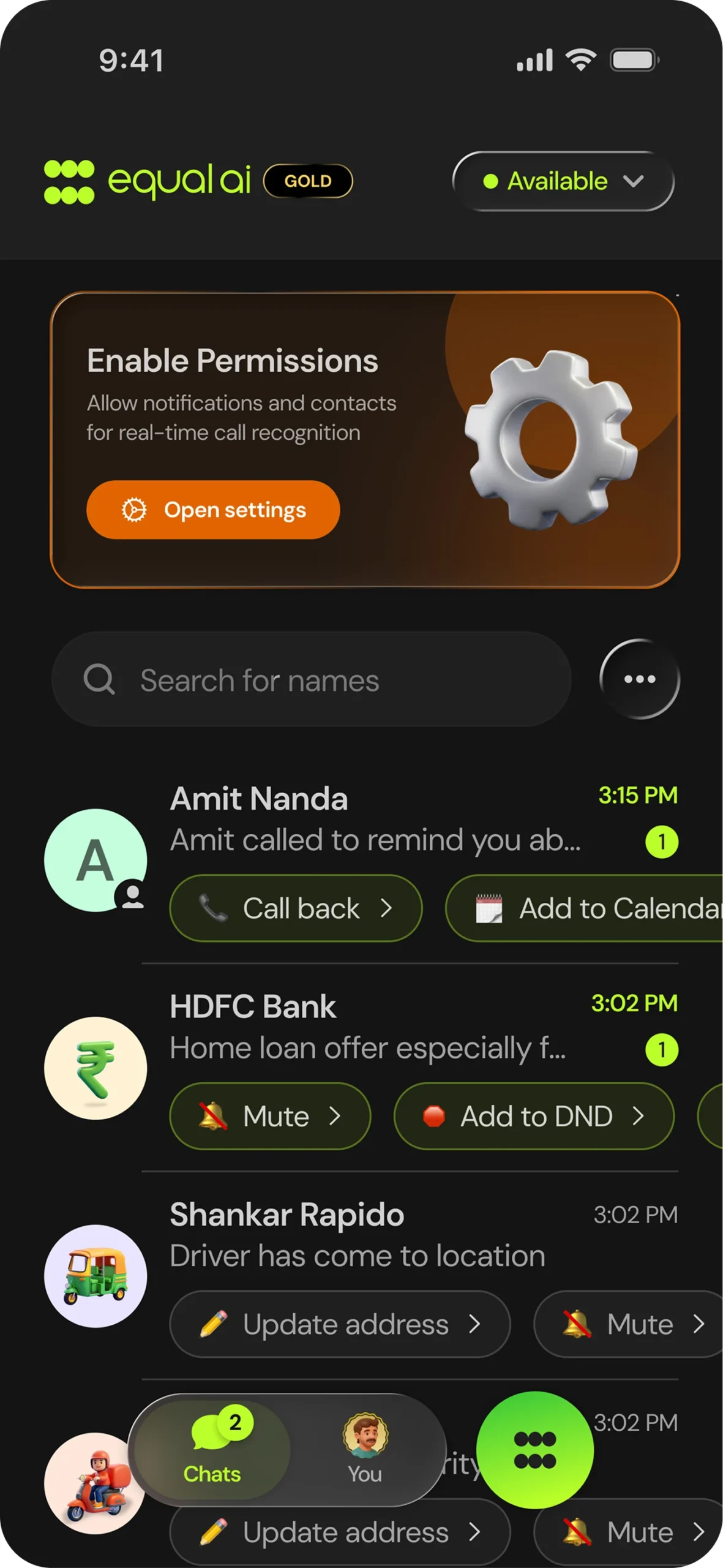 Phone Homescreen