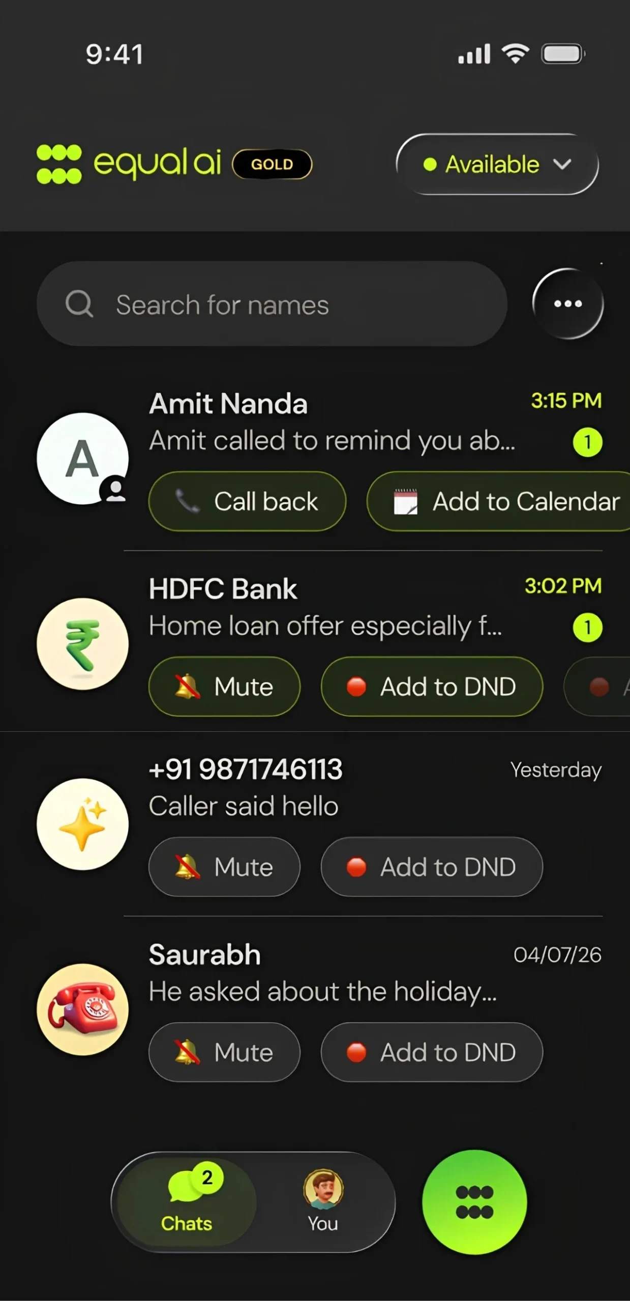 App UI